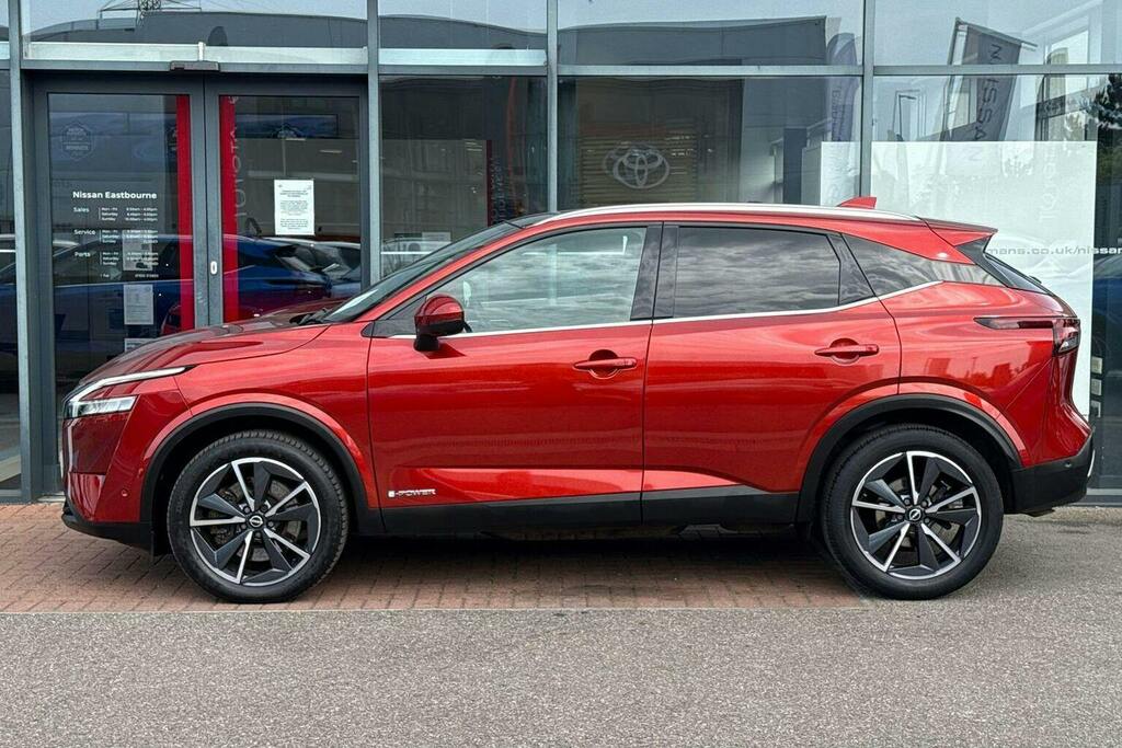 Nissan Qashqai 1.5 H E Power Tekna Suv Hybrid NL23OSD Red #6