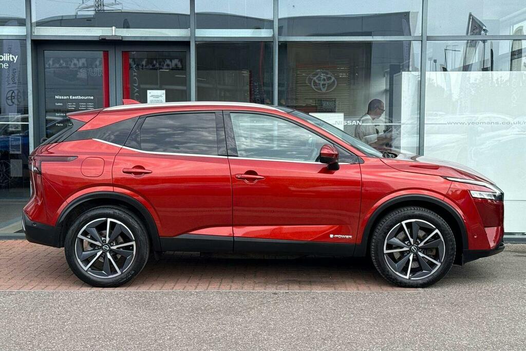 Nissan Qashqai 1.5 H E Power Tekna Suv Hybrid NL23OSD Red #2