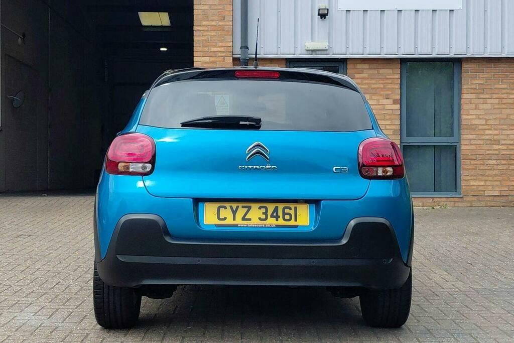 Citroen C3 1.2 Puretech Shine Plus Hatchback Eat6 CYZ3461 Blue #4