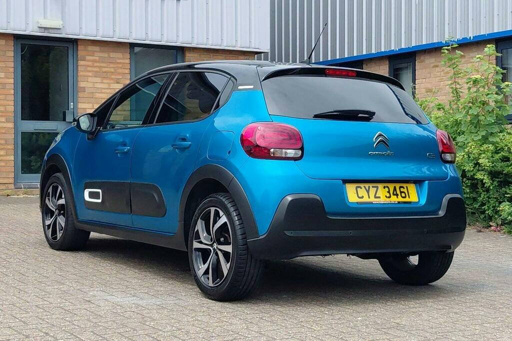 Citroen C3 1.2 Puretech Shine Plus Hatchback Eat6 CYZ3461 Blue #5