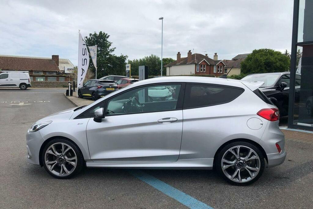 Ford Fiesta 1.0T Ecoboost St Line X Edition Hatchback Petr GX69JZG Silver #6