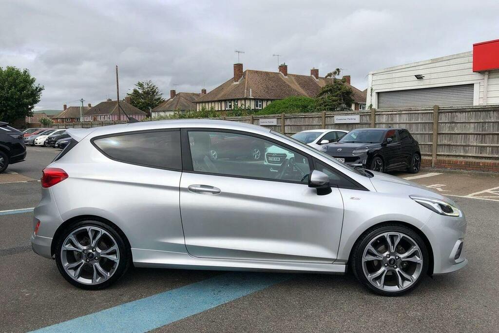 Ford Fiesta 1.0T Ecoboost St Line X Edition Hatchback Petr GX69JZG Silver #2