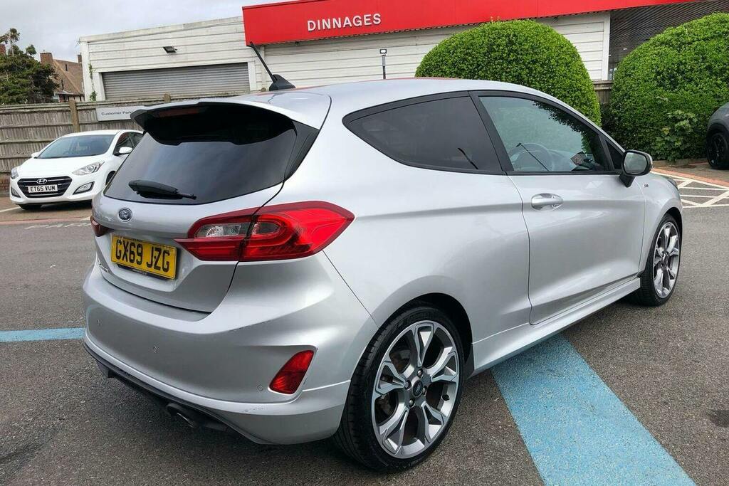 Ford Fiesta 1.0T Ecoboost St Line X Edition Hatchback Petr GX69JZG Silver #3