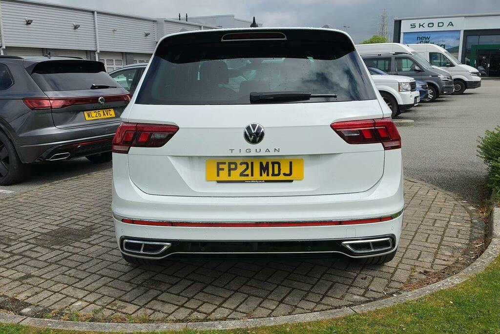 Volkswagen Tiguan 1.5 Tsi R-line Suv Dsg FP21MDJ White #4