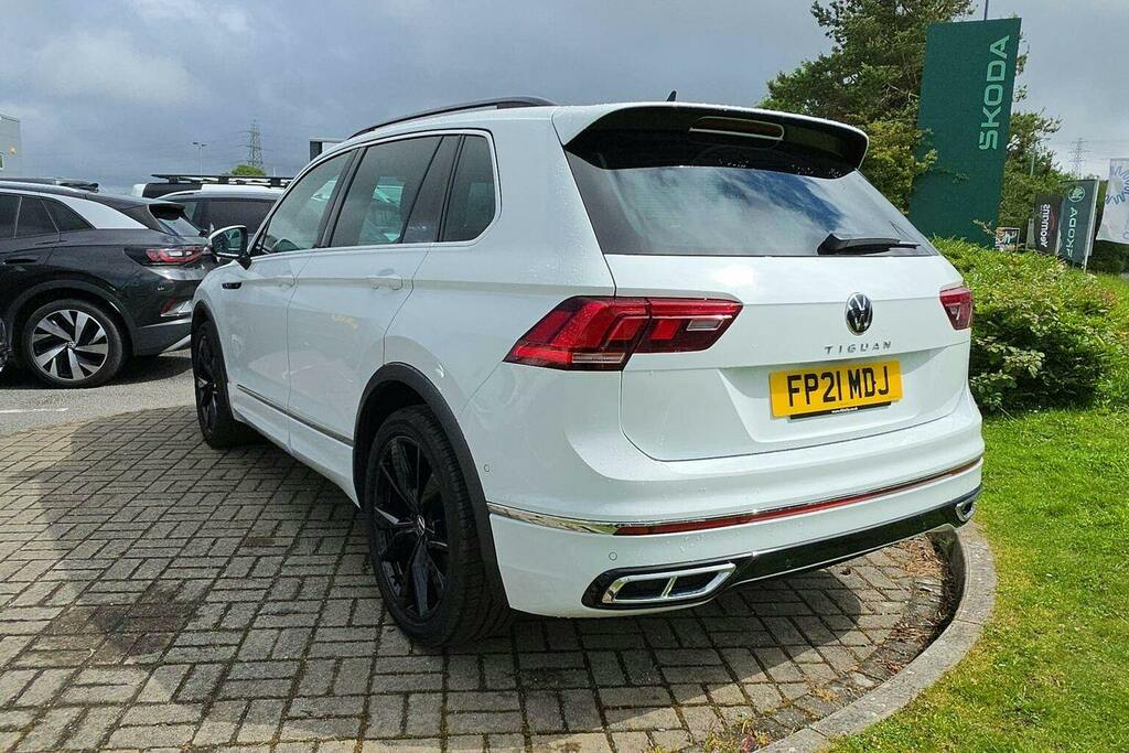 Volkswagen Tiguan 1.5 Tsi R-line Suv Dsg FP21MDJ White #5
