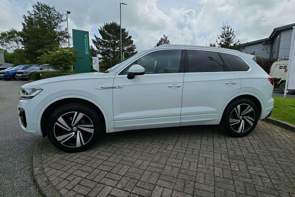 Volkswagen Touareg 3.0 Tdi V6 R-line Tech Suv Tiptronic 4M FM19XVF White #6