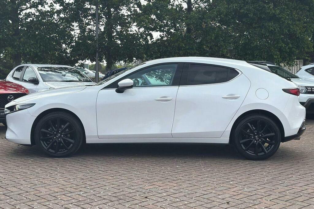 Mazda 3 2.0 E Skyactiv X Mhev Exclusive Line Hatchback HX23KWO White #6