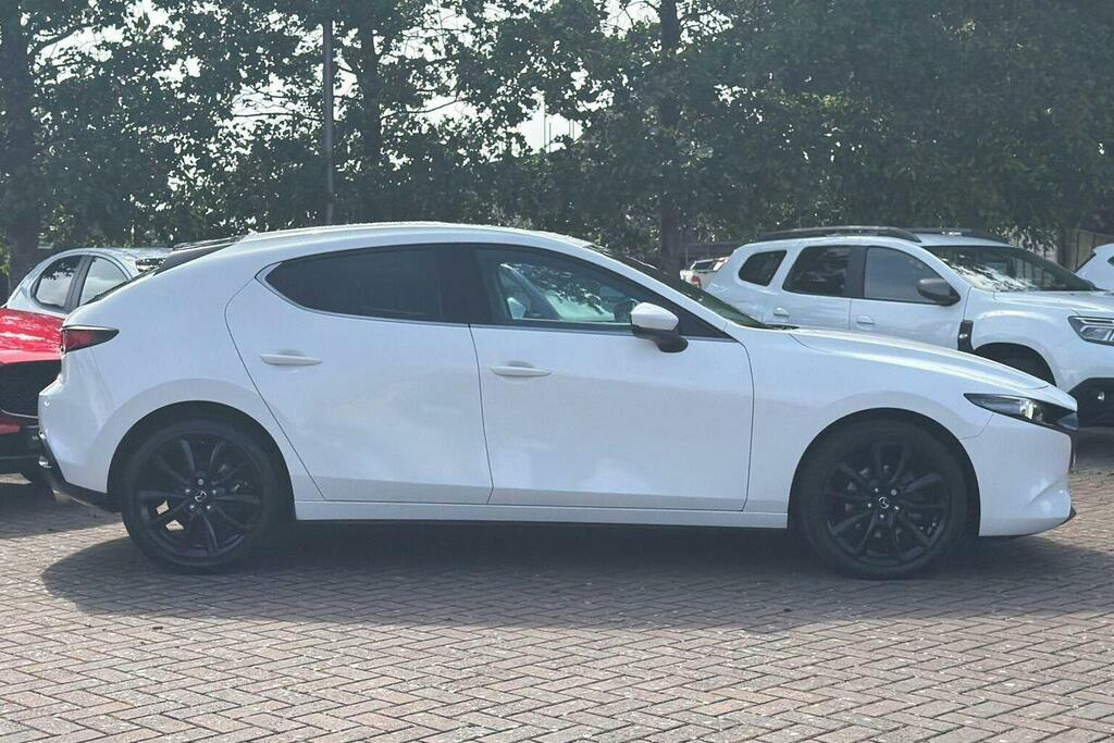 Mazda 3 2.0 E Skyactiv X Mhev Exclusive Line Hatchback HX23KWO White #2