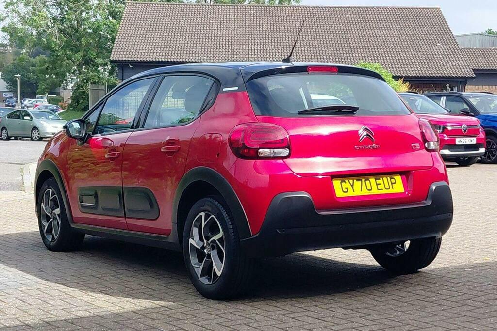 Citroen C3 1.2 Puretech Flair Hatchback GY70EUP Red #5
