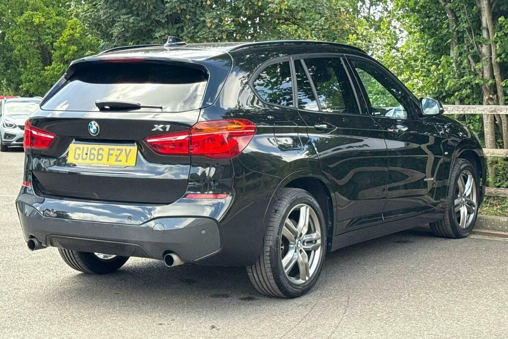 BMW X1 2.0 20I M Sport Suv Xdrive GU66FZY Black #3