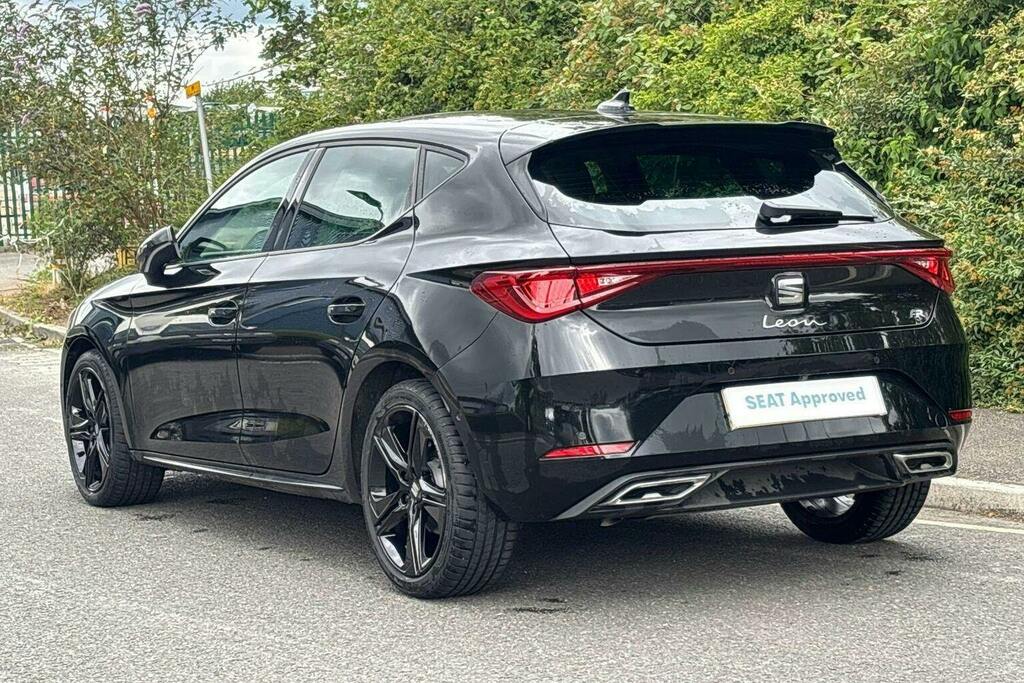 Seat Leon 1.5 Etsi Mhev Fr Black Edition Hatchback Petro WG75VOY Black #5