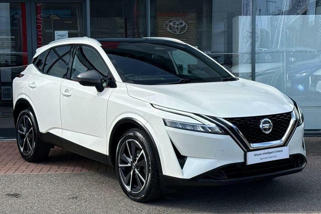 Nissan Qashqai 1.3 Dig T Mhev Tekna Suv Hybrid Xtron White
