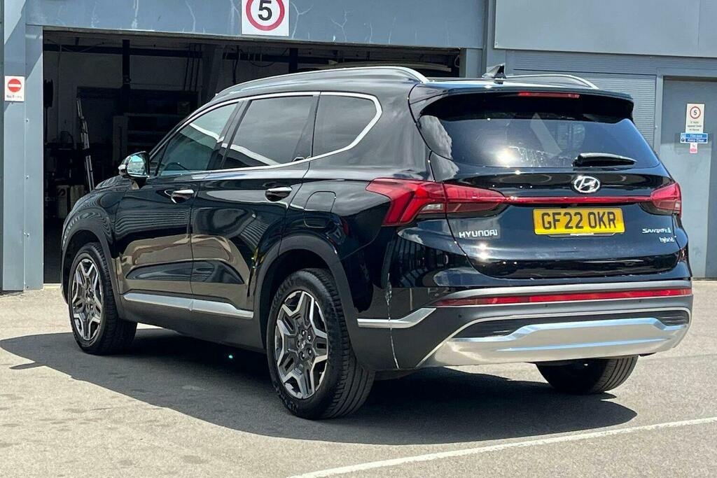 Hyundai Santa Fe 1.6 H T Gdi Ultimate Suv Hybrid Black #5