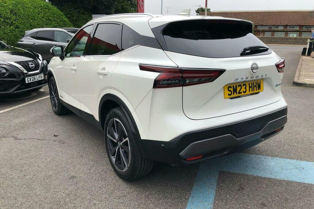Nissan Qashqai 1.5 H E Power Tekna Suv Hybrid SM23HHW White #5