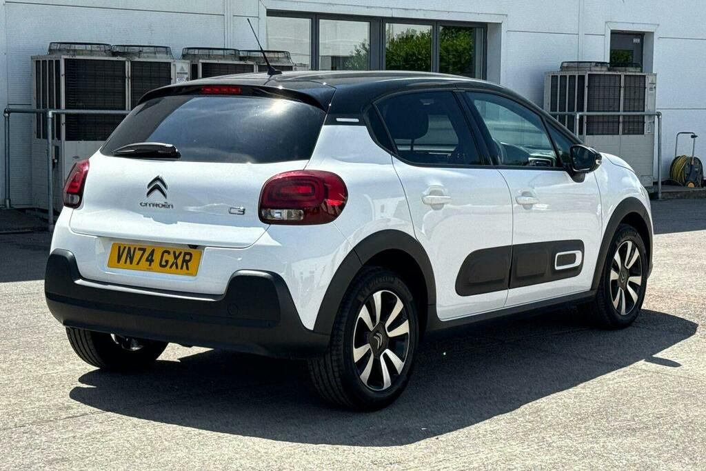 Citroen C3 1.2 Puretech Plus Hatchback VN74GXR White #3