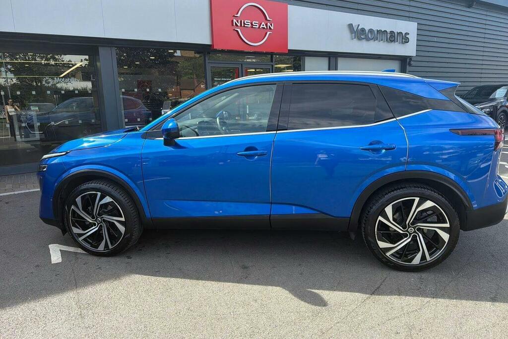 Nissan Qashqai 1.3 Dig T Mhev Tekna Plus Suv Hybrid Xt AJ71LYG Blue #6