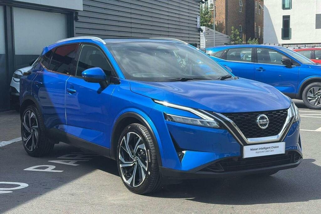 Nissan Qashqai 1.3 Dig T Mhev Tekna Plus Suv Hybrid Xt AJ71LYG Blue