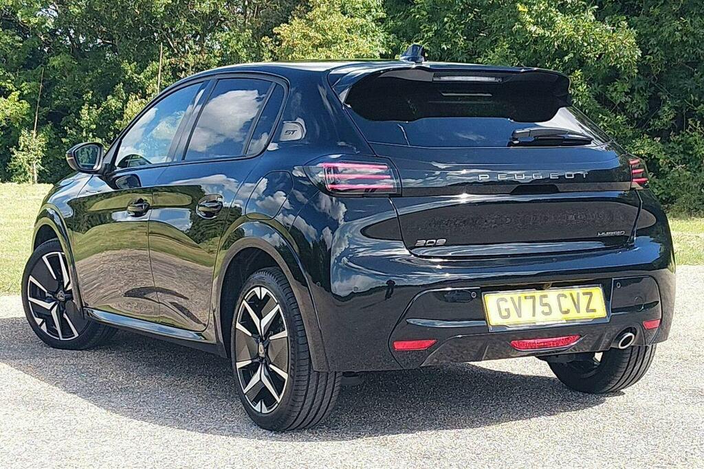Peugeot 208 1.2 Gt Premium Hatchback Hybrid E Dsc6 GV75CVZ Black #5