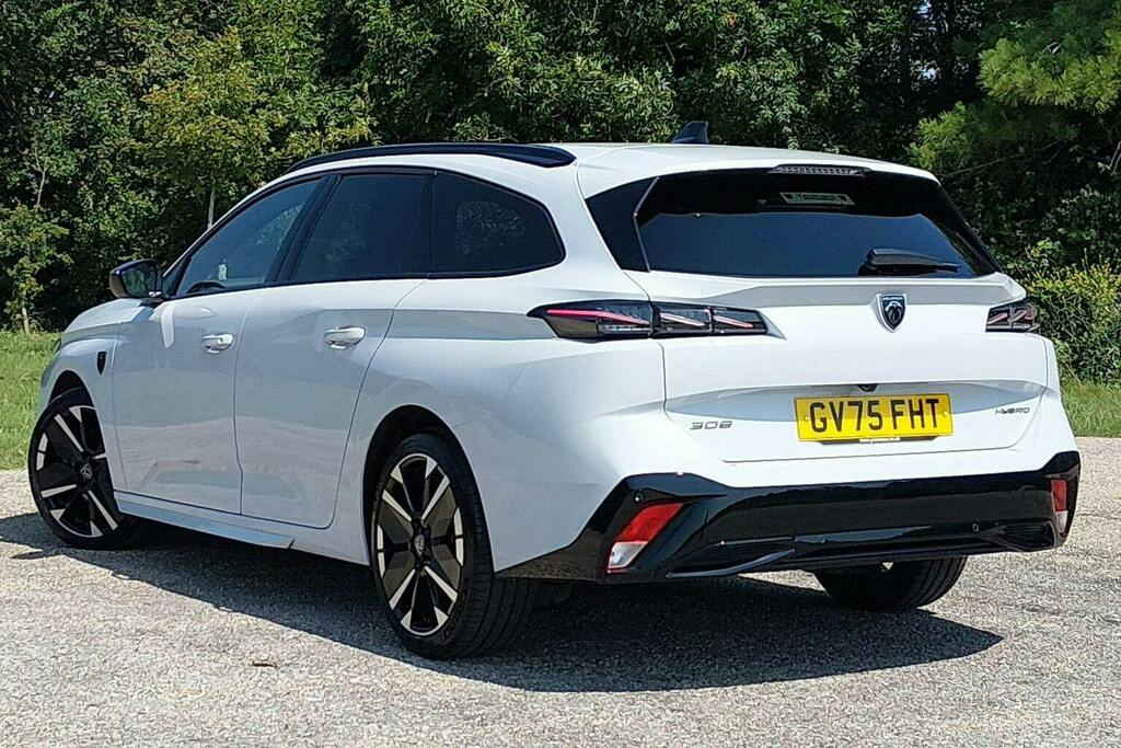 Peugeot 308 SW 1.2 Gt Estate Hybrid E Dsc White #5