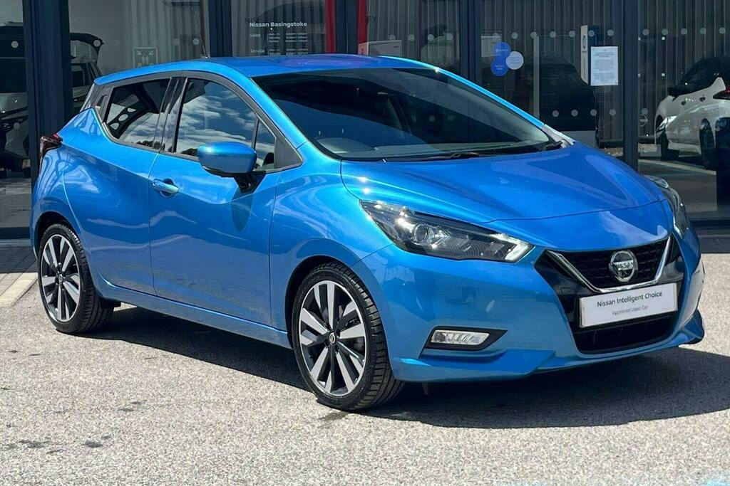 Nissan Micra 1.0 Ig T Tekna Hatchback Xtron Blue