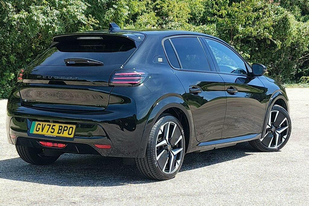Peugeot e-208 51Kwh Gt Hatchback GV75BPO Black #3