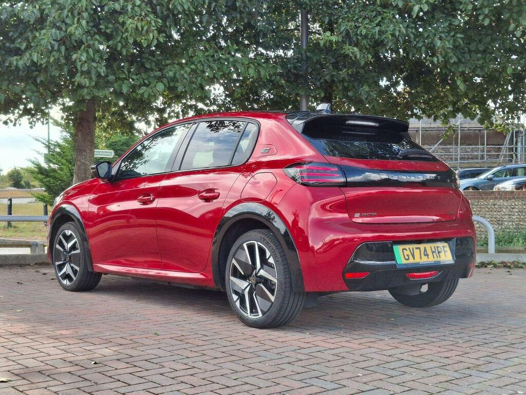 Peugeot e-208 51Kwh Gt Hatchback Red #6
