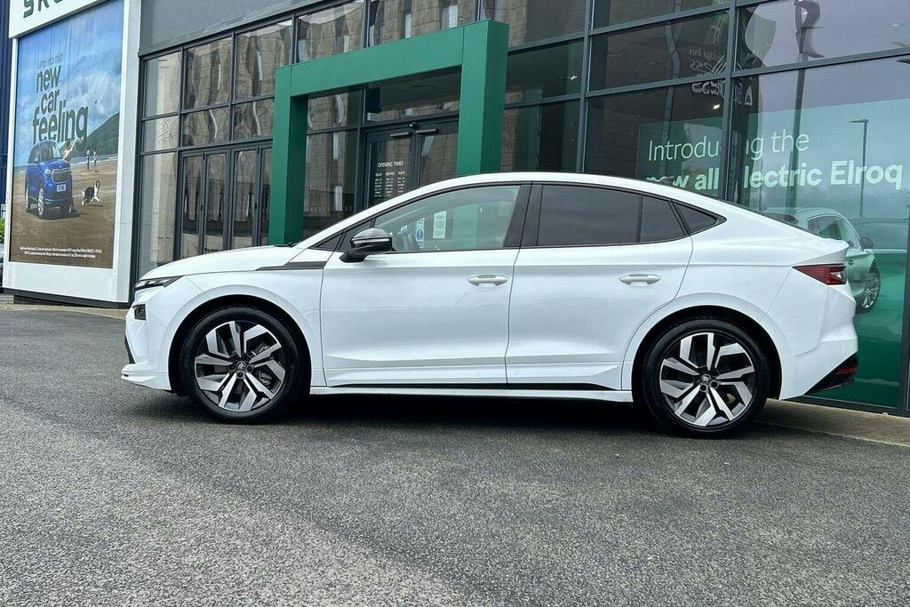 Skoda ENYAQ 82Kwh 85X Sportline Coupe 4Wd WF26DHX White #6