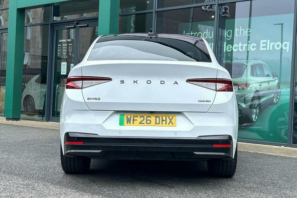 Skoda ENYAQ 82Kwh 85X Sportline Coupe 4Wd WF26DHX White #4