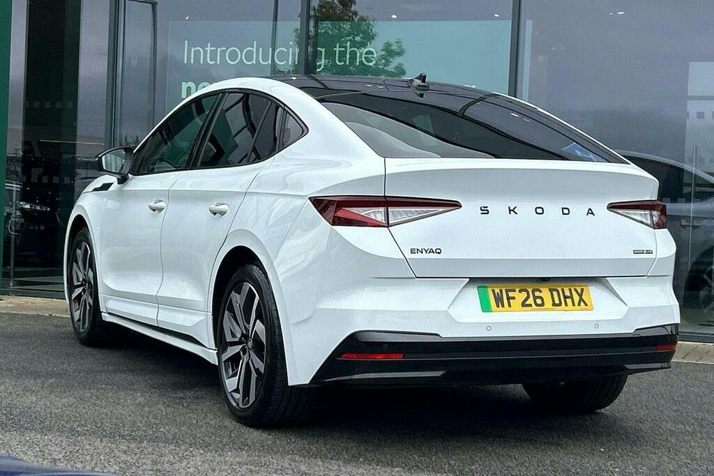 Skoda ENYAQ 82Kwh 85X Sportline Coupe 4Wd WF26DHX White #5