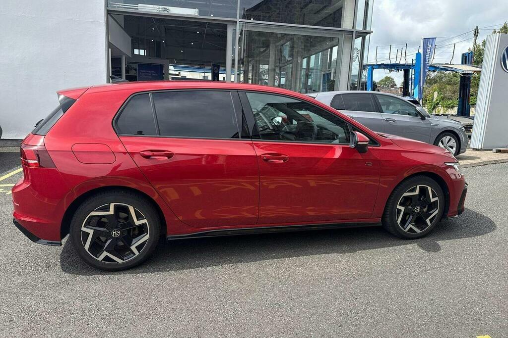 Volkswagen Golf 1.5 Etsi Mhev R-line Hatchback Hybrid D WK74RDZ Red #2
