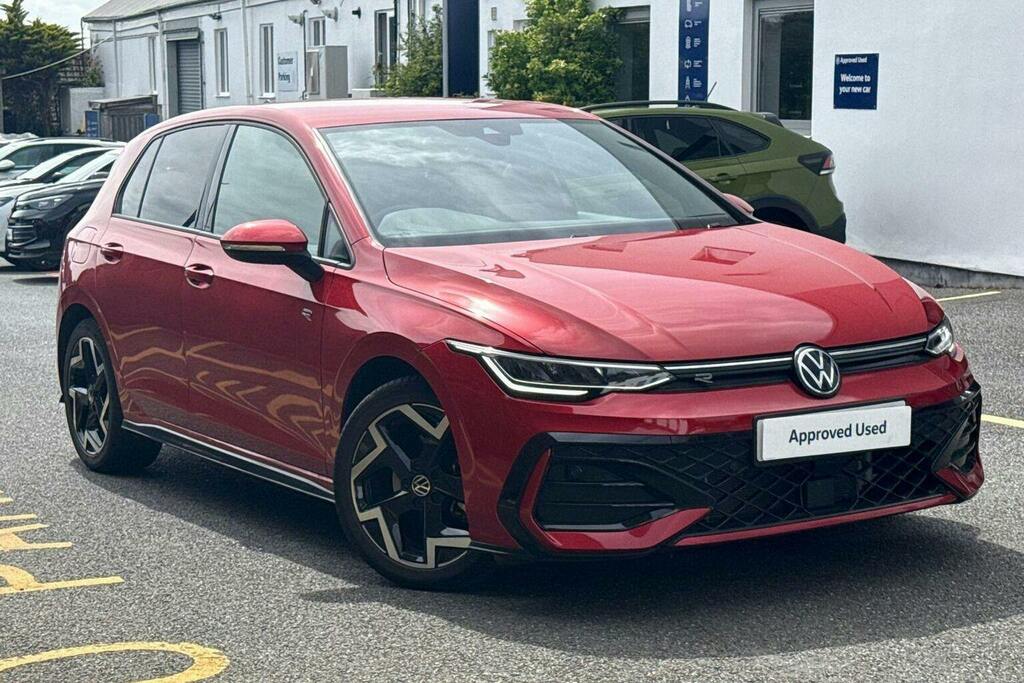 Volkswagen Golf 1.5 Etsi Mhev R-line Hatchback Hybrid D WK74RDZ Red
