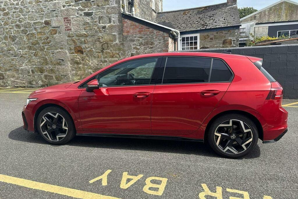 Volkswagen Golf 1.5 Etsi Mhev R-line Hatchback Hybrid D WK74RDZ Red #6