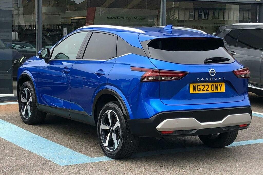 Nissan Qashqai 1.3 Dig T Mhev N Connecta Suv Hybrid Ma WG22OWY Blue #5