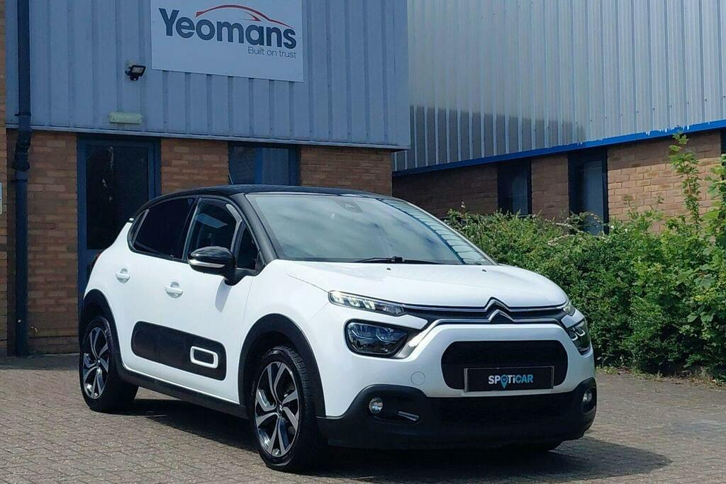 Citroen C3 1.5 Bluehdi Shine Plus Hatchback WJ22VVE White
