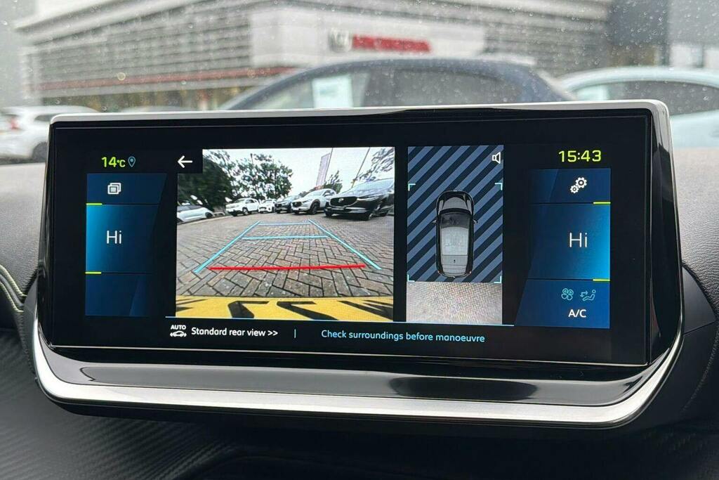 Peugeot e-208 50Kwh Gt Premium Hatchback Black #4