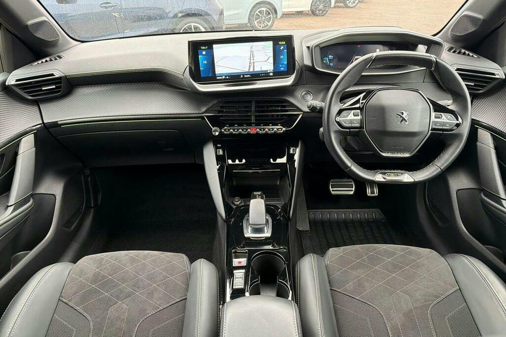 Peugeot e-208 50Kwh Gt Premium Hatchback Black #3