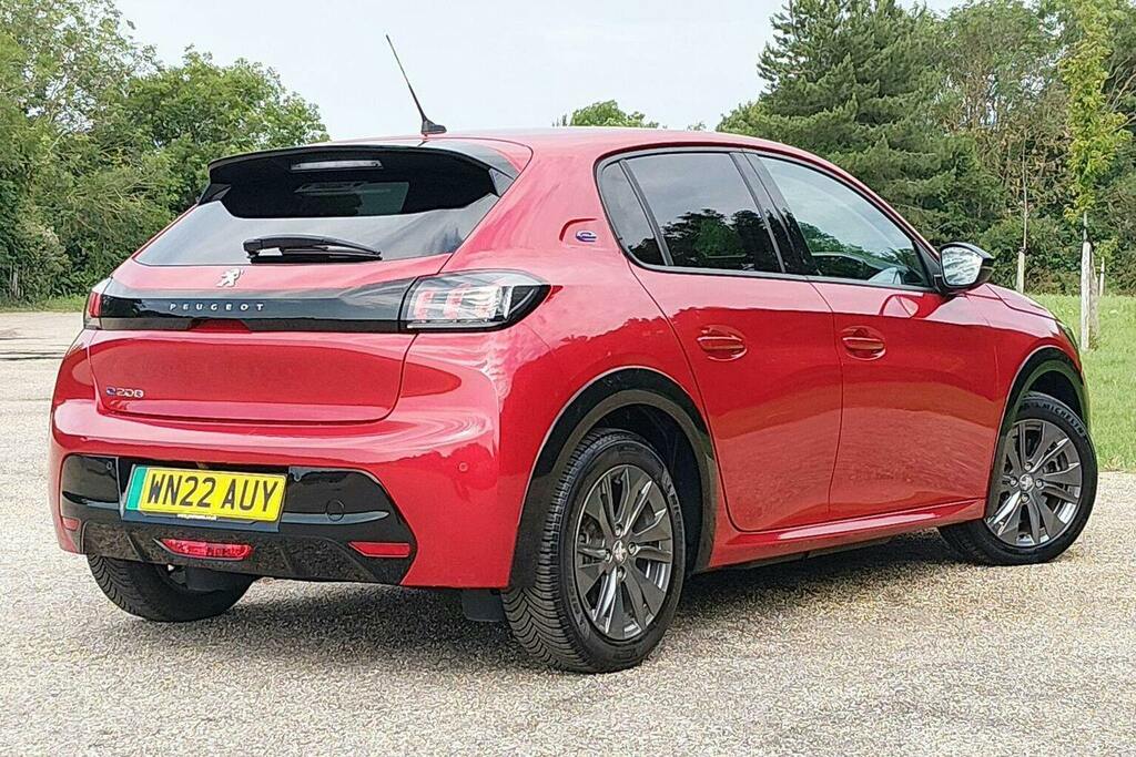 Peugeot e-208 50Kwh Allure Premium Hatchback Red #3