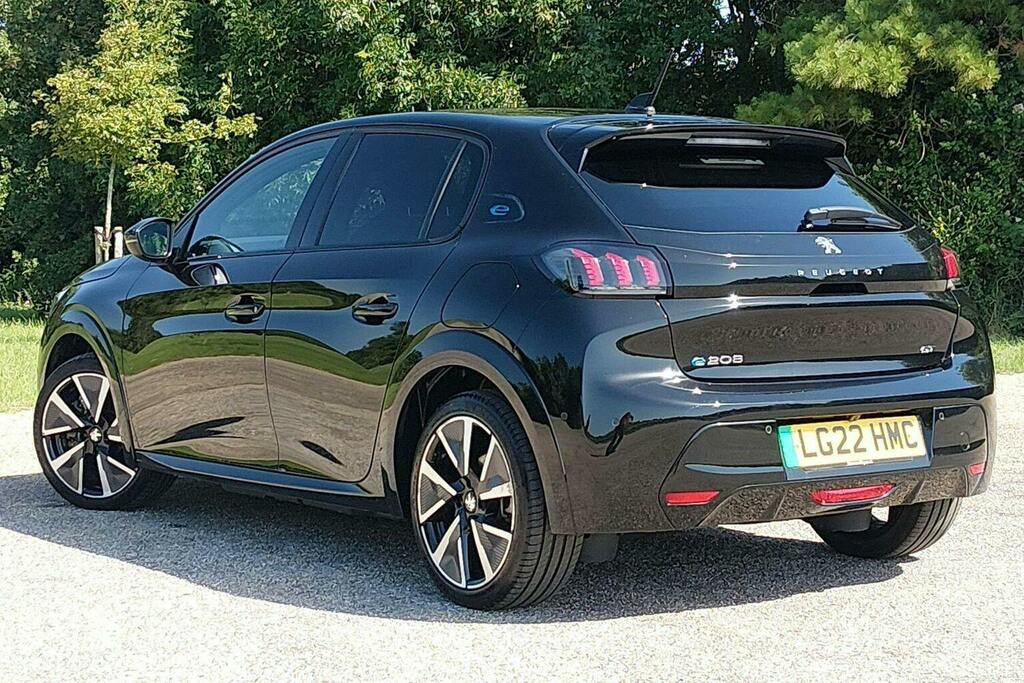 Peugeot e-208 50Kwh Gt Premium Hatchback LG22HMC Black #5