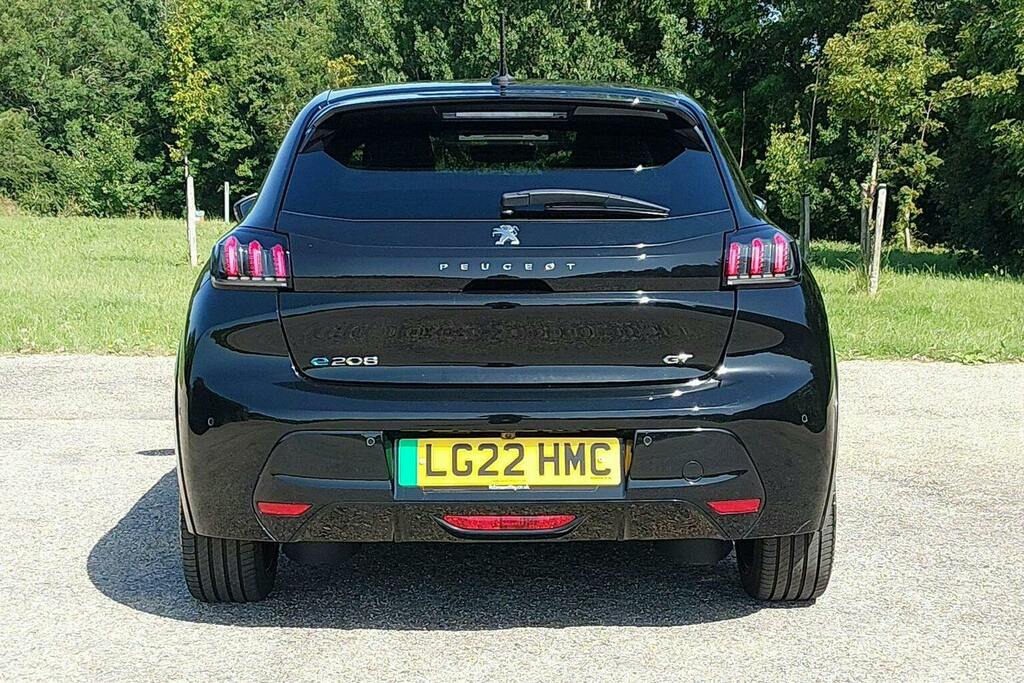Peugeot e-208 50Kwh Gt Premium Hatchback LG22HMC Black #4