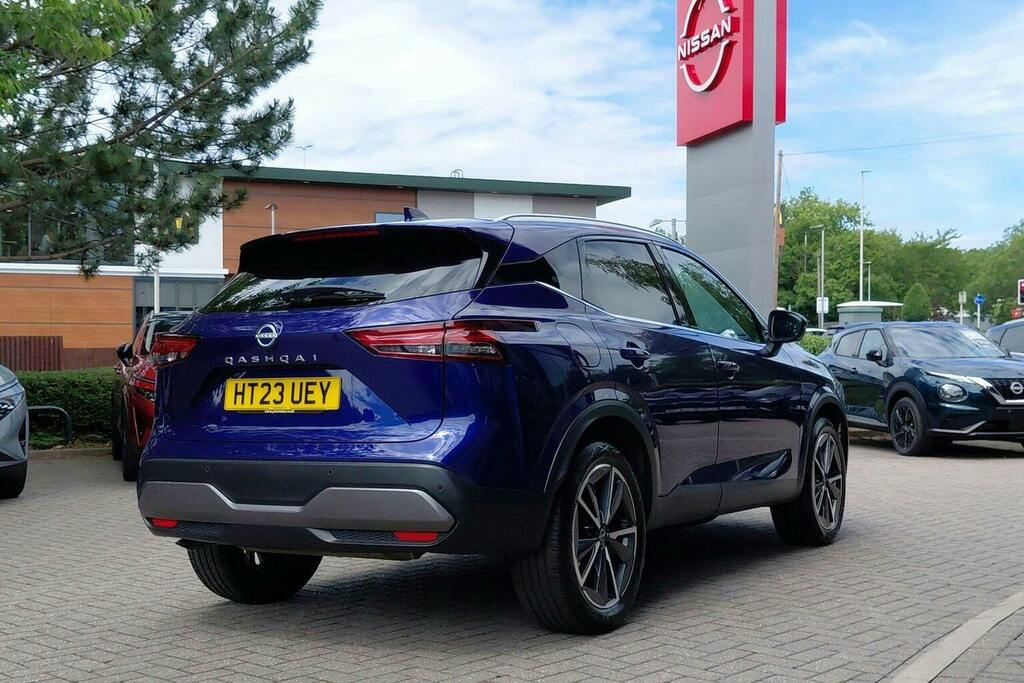 Nissan Qashqai 1.3 Dig T Mhev Tekna Suv Hybrid HT23UEY Blue #3