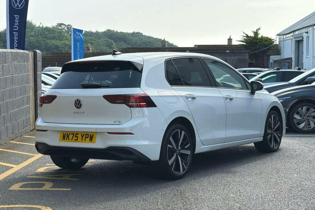 Volkswagen Golf 1.5 Etsi Mhev Match Hatchback Hybrid Ds WK75YPW White #3