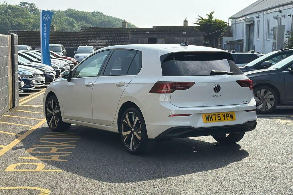Volkswagen Golf 1.5 Etsi Mhev Match Hatchback Hybrid Ds WK75YPW White #5