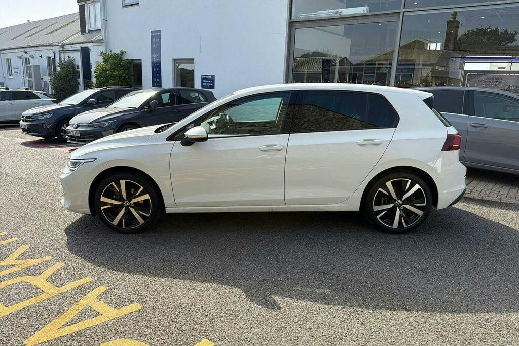 Volkswagen Golf 1.5 Etsi Mhev Match Hatchback Hybrid Ds WK75YPW White #6
