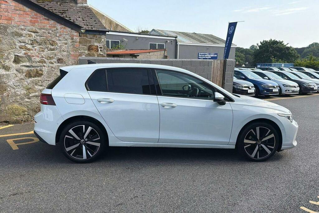 Volkswagen Golf 1.5 Etsi Mhev Match Hatchback Hybrid Ds WK75YPW White #2
