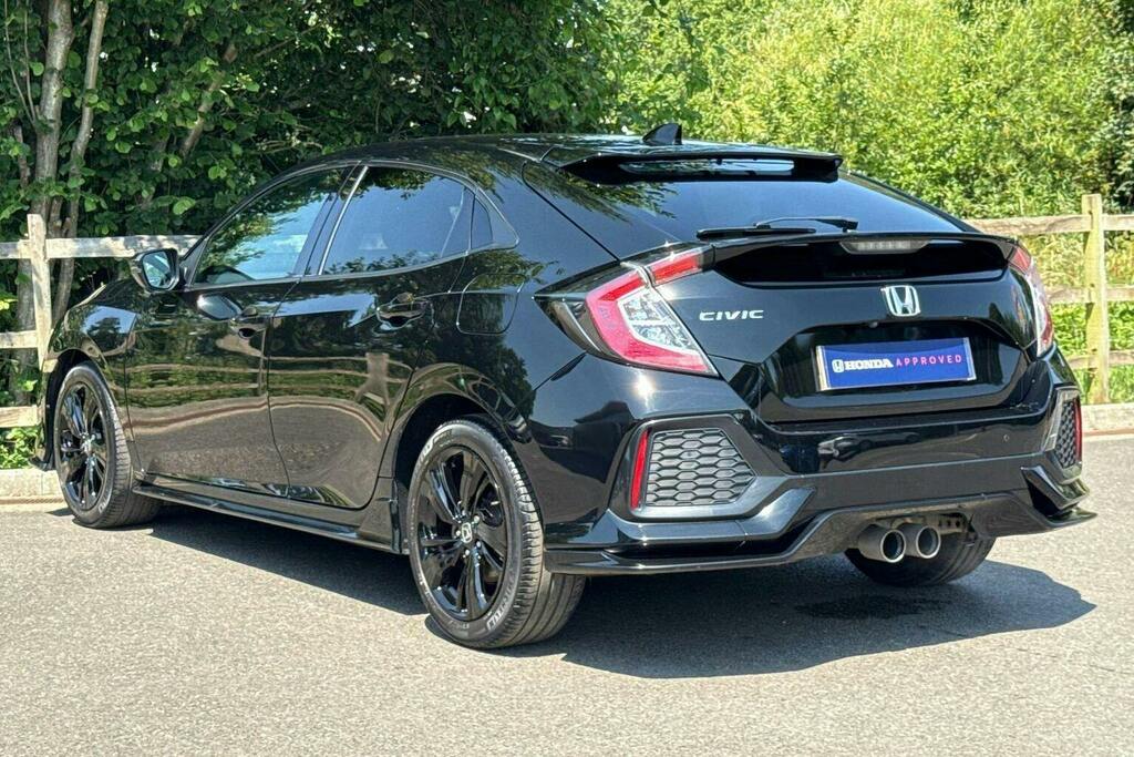 Honda Civic 1.5 Vtec Turbo Sport Hatchback MD68YPR Black #5