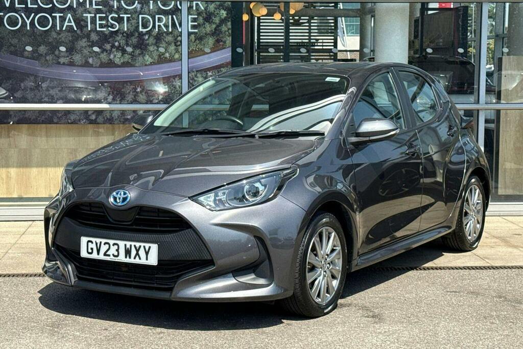 Toyota Yaris 1.5 Vvt H Icon Hatchback Hybrid E Cvt GV23WXY Grey #3