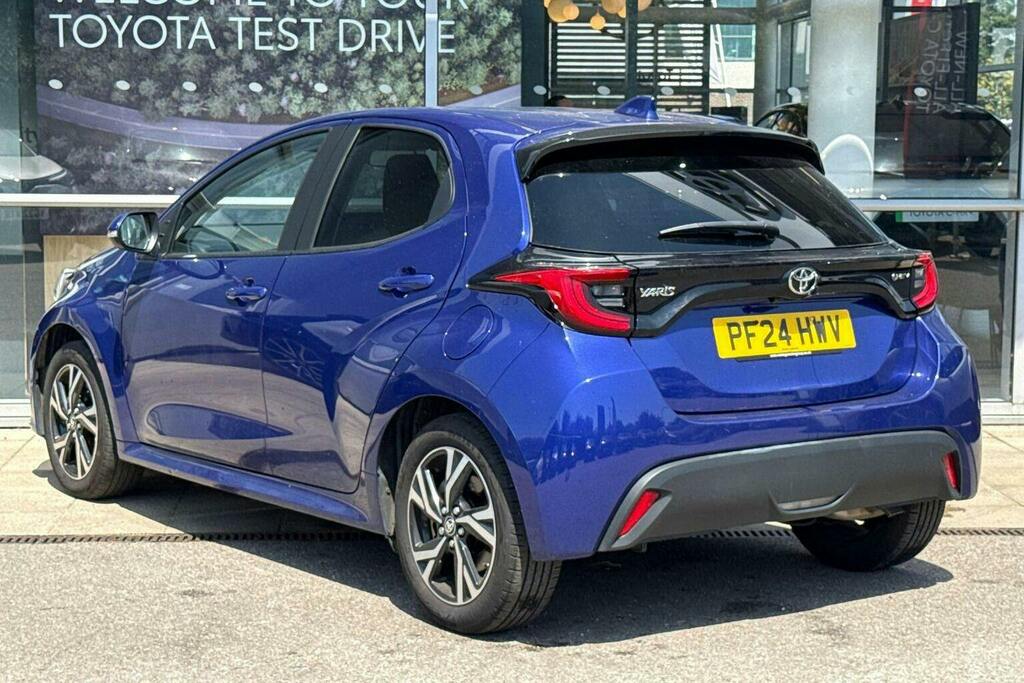 Toyota Yaris 1.5 Vvt H Design Hatchback Hybrid E Cvt PF24HWV Blue #4