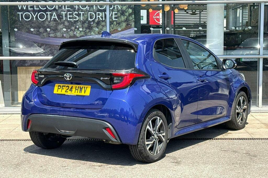 Toyota Yaris 1.5 Vvt H Design Hatchback Hybrid E Cvt PF24HWV Blue #2