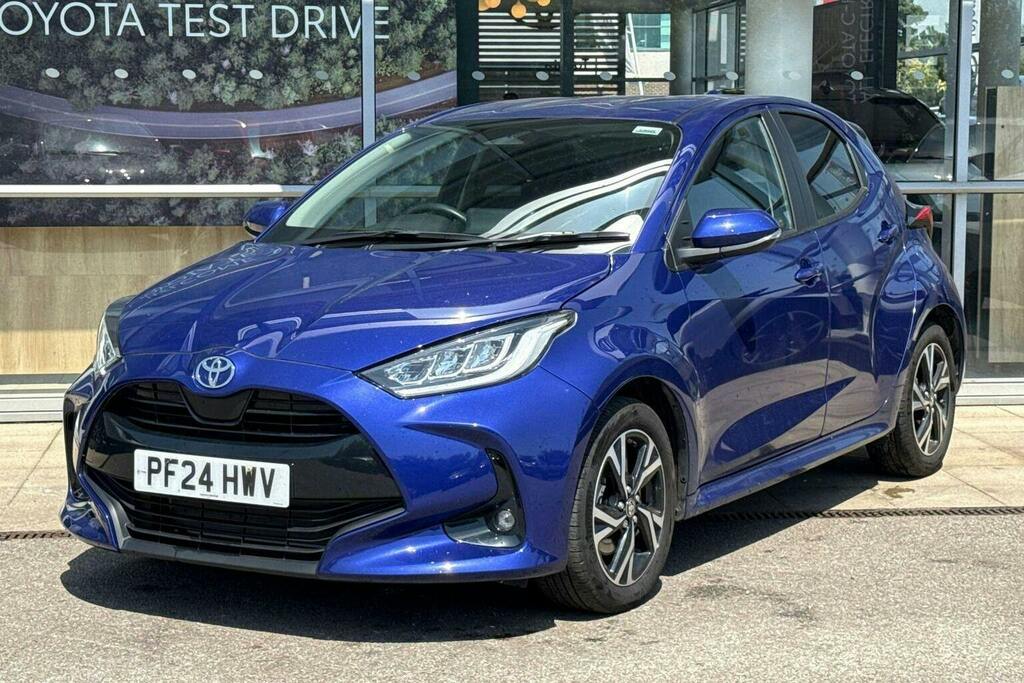Toyota Yaris 1.5 Vvt H Design Hatchback Hybrid E Cvt PF24HWV Blue #3