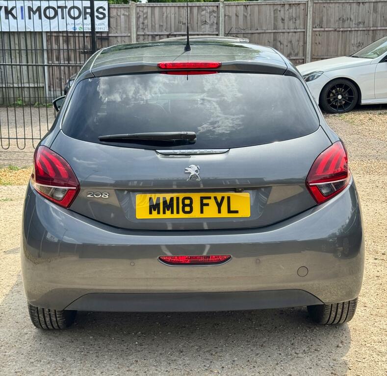 Peugeot 208 1.2 Puretech Allure Premium Euro 6 Ss MM18FYL Grey #6
